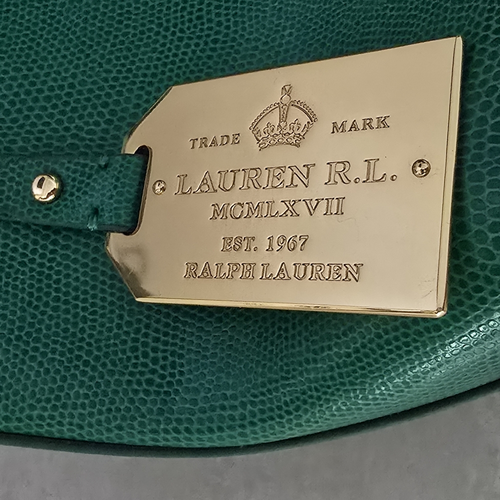Ralph Lauren Leather Purse - Kelly Green - OS - Picture 6 of 10